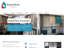 Tablet Screenshot of boston-blinds.co.uk